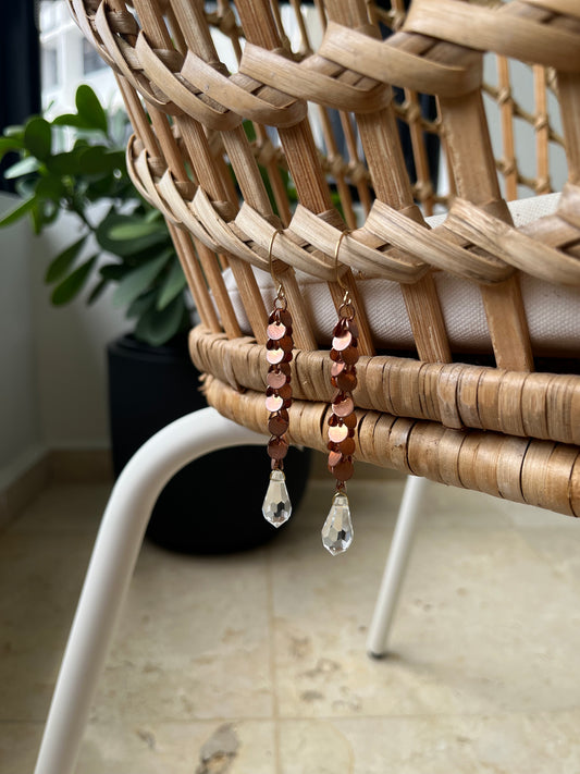 Metallic Lluvia Earrings