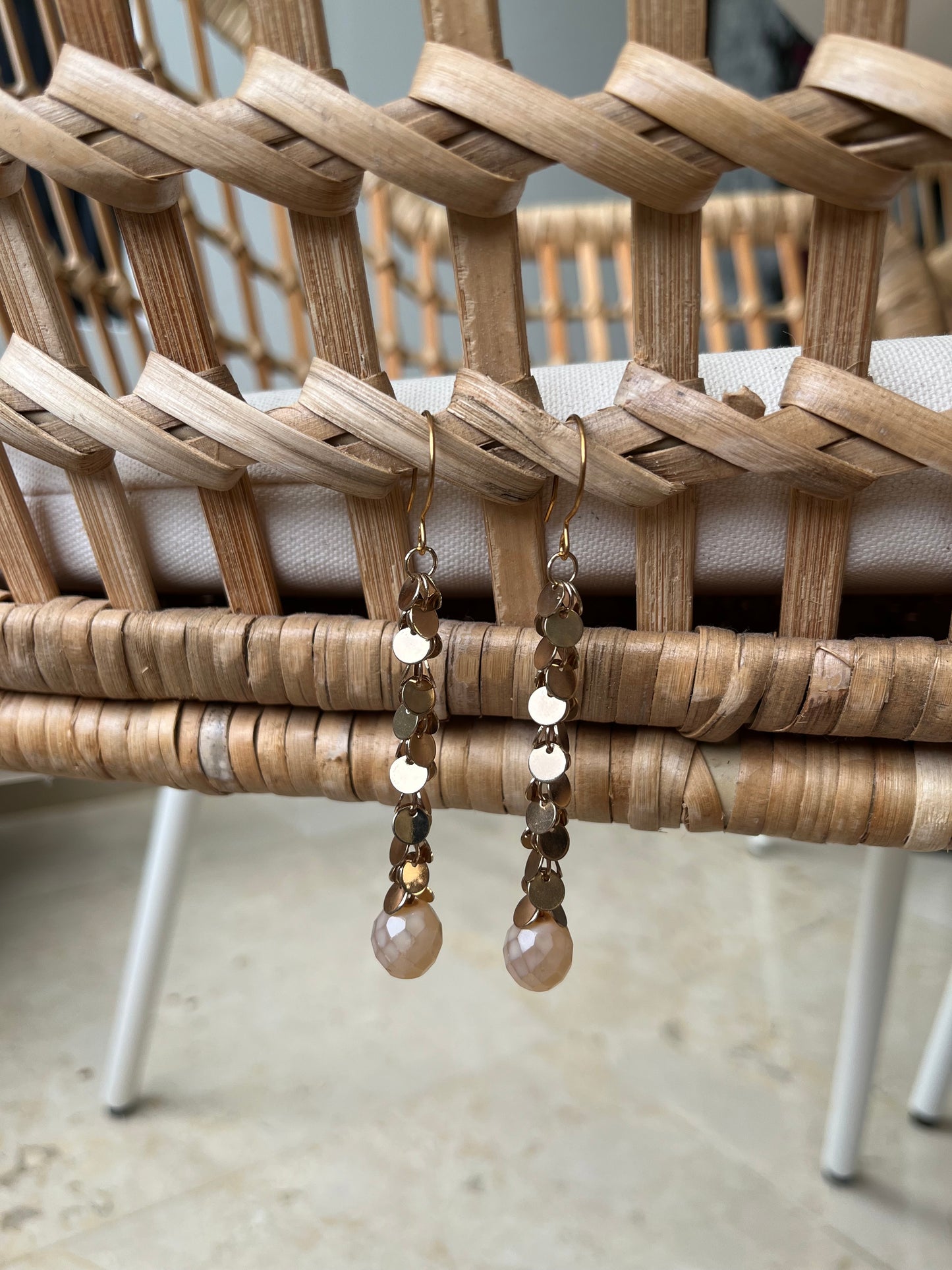 Metallic Lluvia Earrings