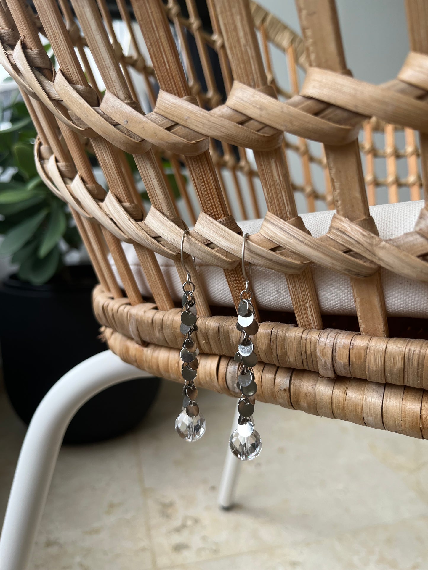 Metallic Lluvia Earrings