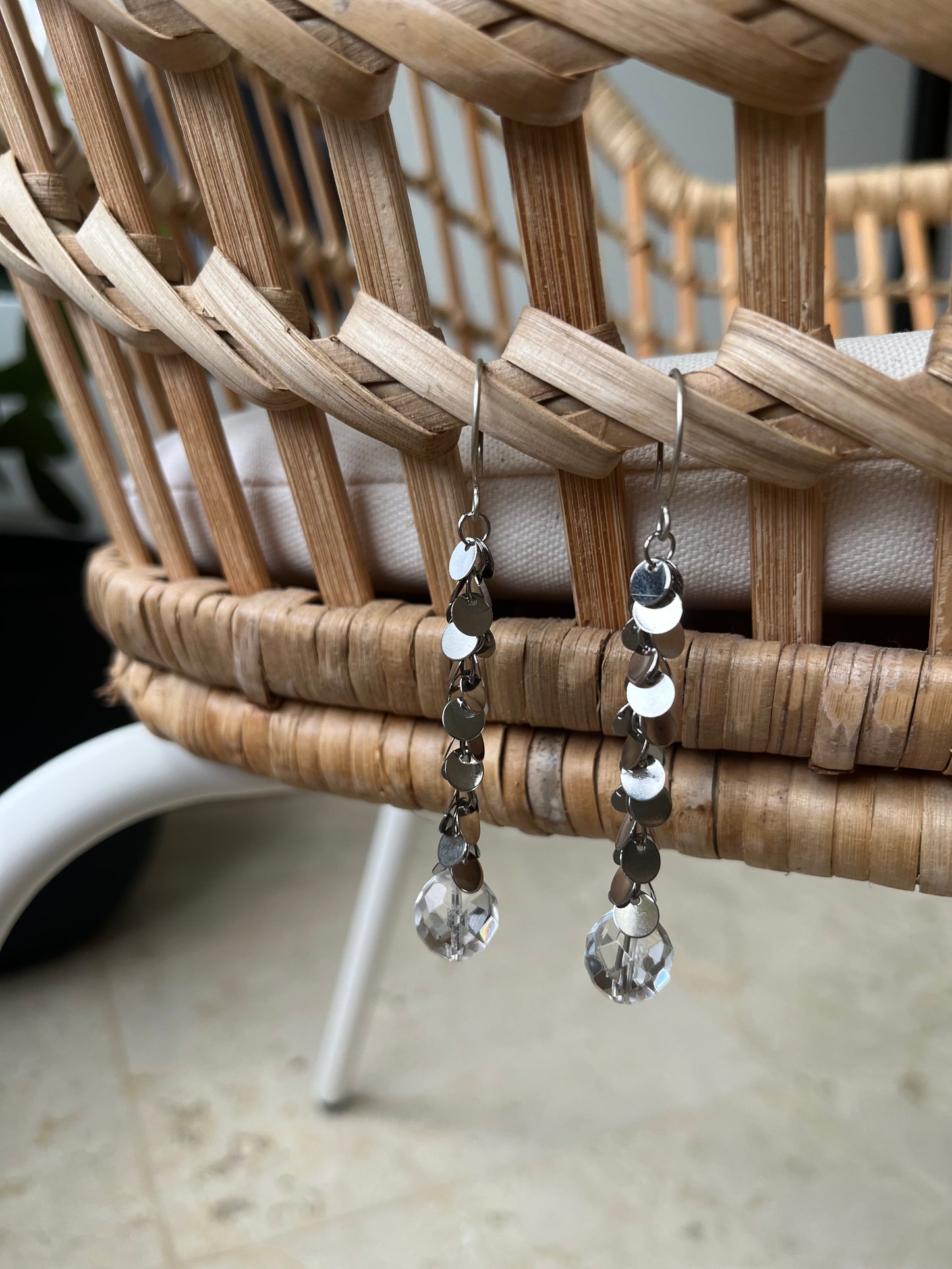 Metallic Lluvia Earrings